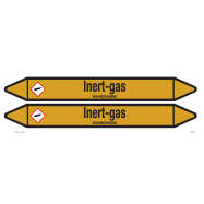 PIKT-O-NORM - INERT-GAS, LEIDINGMERKER, GREENLINE VINYL, GELAMINEERD, 450x52 MM, 2/VEL