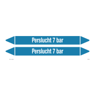 PIKT-O-NORM - PERSLUCHT 7 BAR, LEIDINGMERKER, GREENLINE VINYL, GELAMINEERD, 450x52 MM, 2/VEL