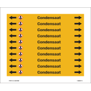 PIKT-O-NORM - CONDENSAAT, LEIDINGMERKER, GREENLINE VINYL, GELAMINEERD, 150x12 MM, 10/VEL