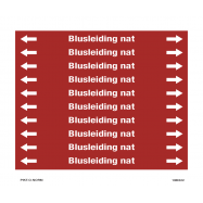 PIKT-O-NORM - BLUSLEIDING NAT, LEIDINGMERKER, GREENLINE VINYL, GELAMINEERD, 150x12 MM, 10/VEL