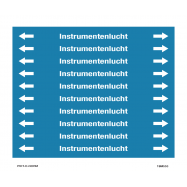 PIKT-O-NORM - INSTRUMENTENLUCHT, LEIDINGMERKER, GREENLINE VINYL, GELAMINEERD, 150x12 MM, 10/VEL