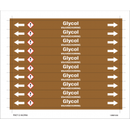 PIKT-O-NORM - GLYCOL, LEIDINGMERKER, GREENLINE VINYL, GELAMINEERD, 150x12 MM, 10/VEL