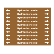 PIKT-O-NORM - HYDRAULISCHE OLIE, LEIDINGMERKER, GREENLINE VINYL, GELAMINEERD, 150x12 MM, 10/VEL