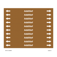 PIKT-O-NORM - ADDITIEF, LEIDINGMERKER, GREENLINE VINYL, GELAMINEERD, 150x12 MM, 10/VEL