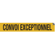 CONVOI.EXCEPT.VIN.1000X160 REFLECTEREND GEEL VINYL - 0