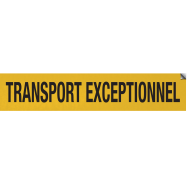 PIKT-O-NORM - TRANSPORT EXCEPTIONNEL, RETROREFLECTEREND GEEL, VINYL 1250x250 MM