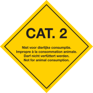 CAT.2. NIET VOOR DIERLIJKE CONSUMPTIE... - P26XX0B