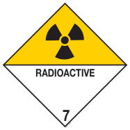 PIKT-O-NORM - RADIOACTIVE. ADR KLASSE 7D, GREENLINE VINYL 100x100 MM