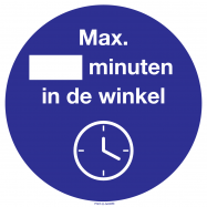 MAX. MINUTEN IN DE WINKEL, VINYL DIA 200 MM - 0