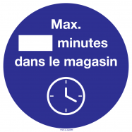 MAX. MINUTES DANS LE MAGASIN, VINYL DIA 200 MM - 0
