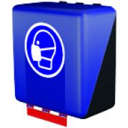 Gebra - MIDI OPBERGDOOS SECUBOX VOOR PBM's MET PICTOGRAM MONDMASKER VERPLICHT, BLAUW, 236x225x125 MM ISO7010-M016