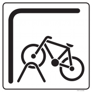 PIKT-O-NORM - FIETSENSTALLING, VINYL 250x250 MM