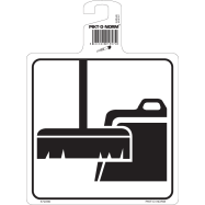 PIKT-O-NORM - KUISGERIEF, OPHANGPICTOGRAM MET KLEEFFOLIE, PP 120x120x0.8 MM