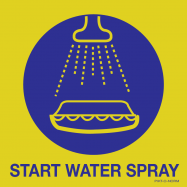 START WATER SPRAY - P73XX08