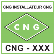 CNG INSTALLATEUR DIBOND 650x650x3 MM - 0