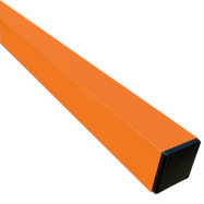 Palen oranje voor verkeersborden:  vierkant - KPAALVKOR