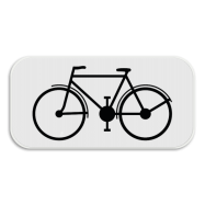 M1 onderbord:  fietsen en bromfietsen - KM1REEKS