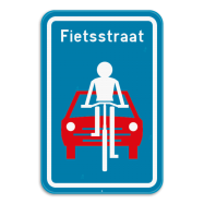F111 aanwijzingsborden:  fietsstraat - PKF111REEK