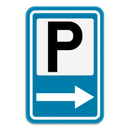 F59 aanwijzingsborden:  aankondiging parking - PKF59REEKS