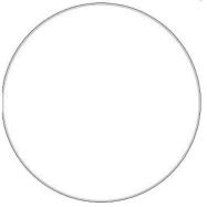 Borden blanco wit cirkel - PKCIRWIT