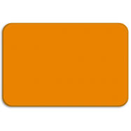Borden blanco oranje rechthoekig - KBORDORRH