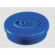  - MAGNEET Ø20 MM 10 STUKS, BLAUW, MAGNEETSTERKTE 250 GR.