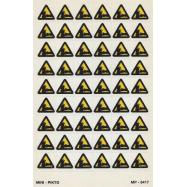 PIKT-O-NORM - GEVAAR VOOR HANDEN, MINI PICTOGRAM, VINYL 15x15 MM, 54/VEL