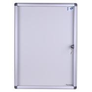 PIKT-O-NORM - ALCOR BUITENVITRINE B260xH350xD33 MM, DRAAIDEUR MET PLEXIGLAS 3 MM, 1 VEILIGHEIDSSLOT, VOOR 1x A4 GEANODISEERD ALUMINIUM KADER