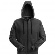 SNICKERS - 2801 ZIP hoodie XS noir 80%coton 20% polyester 300gr