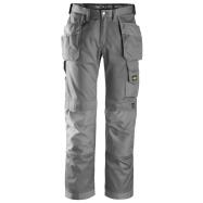 SNICKERS - +3212 pantalon 150 gris/gris à poches holster