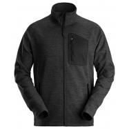 SNICKERS - 8042 fleece Jack XS noir zip 100% polyester, 210 gr