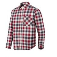 8501 chemise en flanelle matelassée rouge:bleu. Remise de 50%! TAILLE S - S10808501