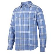 SNICKERS - +8502 chemise flanel S bleu OUTLET 25.77 au lieu de 51.54