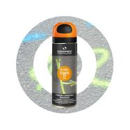 SOPPEC - SOPPEC TEMPO TP, FLUORESCERENDE ORANJE MARKEERVERF, SPUITBUS 500 ML, ZICHTBAARHEID TOT 2 MAANDEN