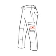 Bedrukking broek logo - S1036Bedbr